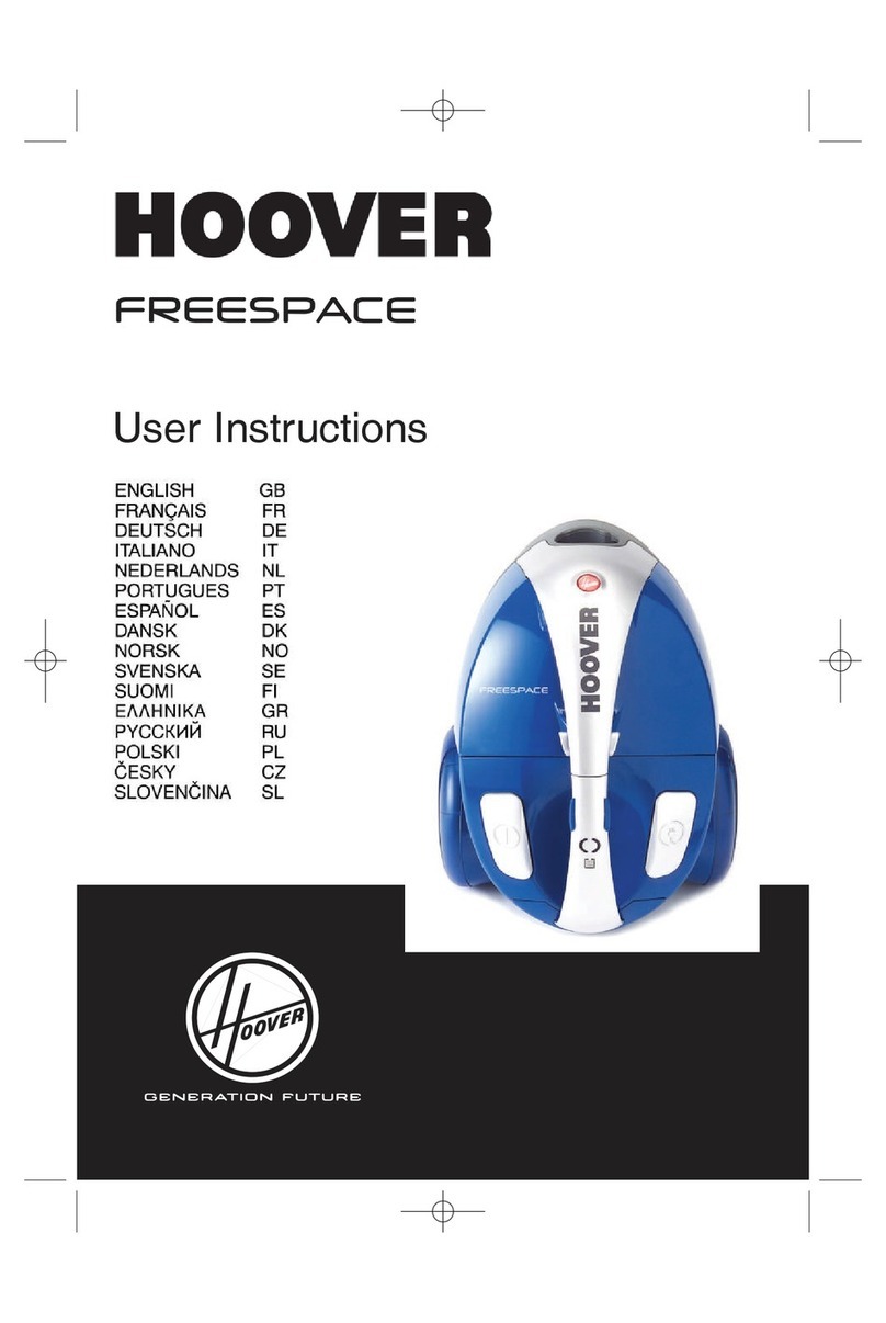 Hoover FREESPACE User manual