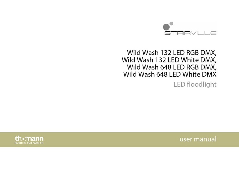 thomann Wild Wash 132 LED RGB DMX User manual