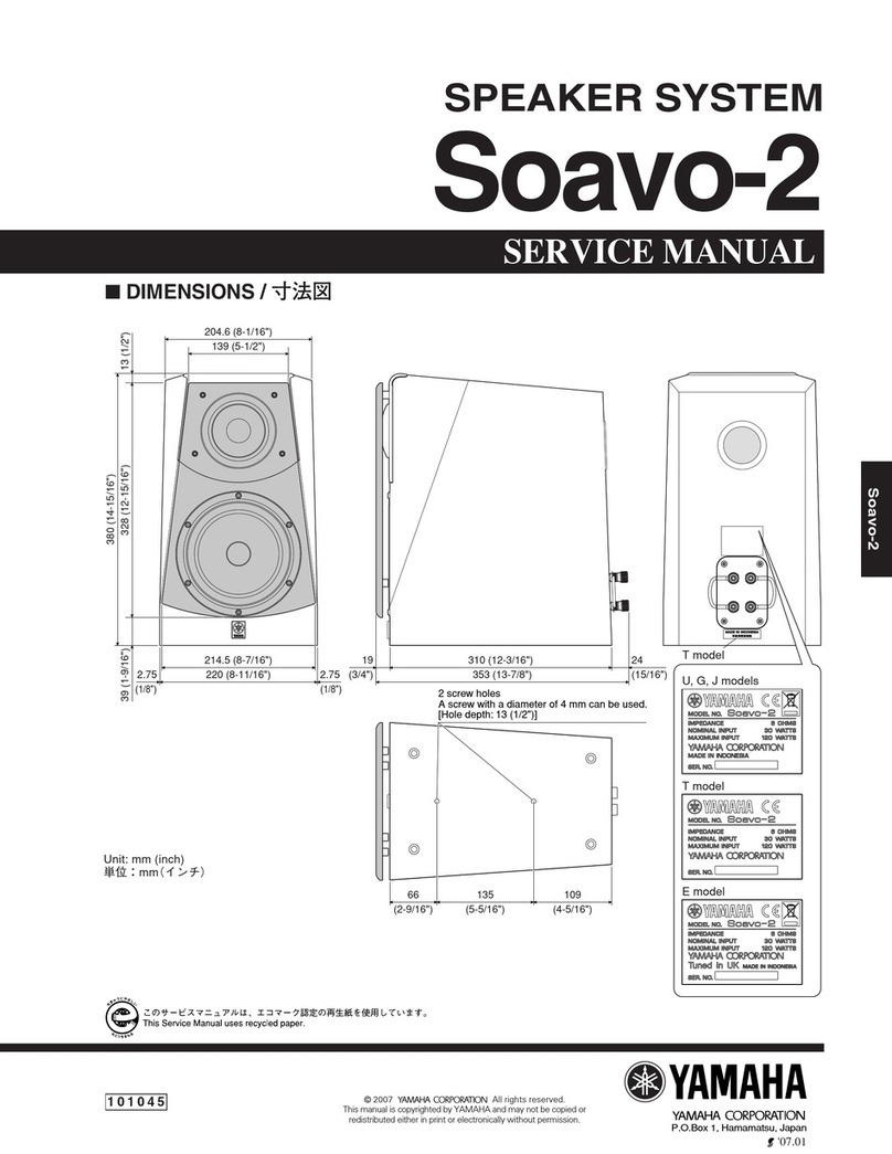 Yamaha Soavo-2 User manual Yamaha Soavo-2 User manual