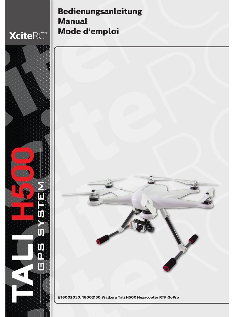 XciteRC 16002050 Walkera Tali H500 Hexacopter RTF... User manual