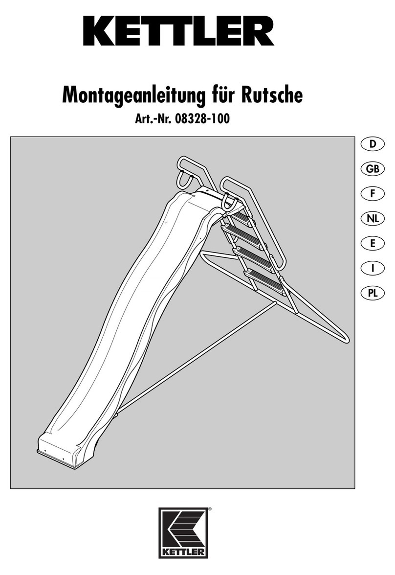 Kettler Wellenrutsche 08328-100 User manual Kettler Wellenrutsche 08328-100 User manual