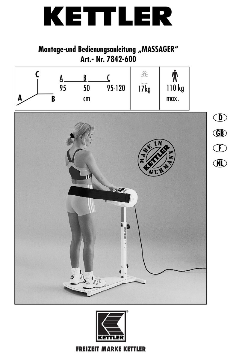 Kettler MASSAGER 7842-600 Assembly instruction
