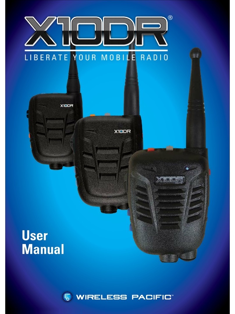 Wireless Pacific X10DR CLASSIC user manual
