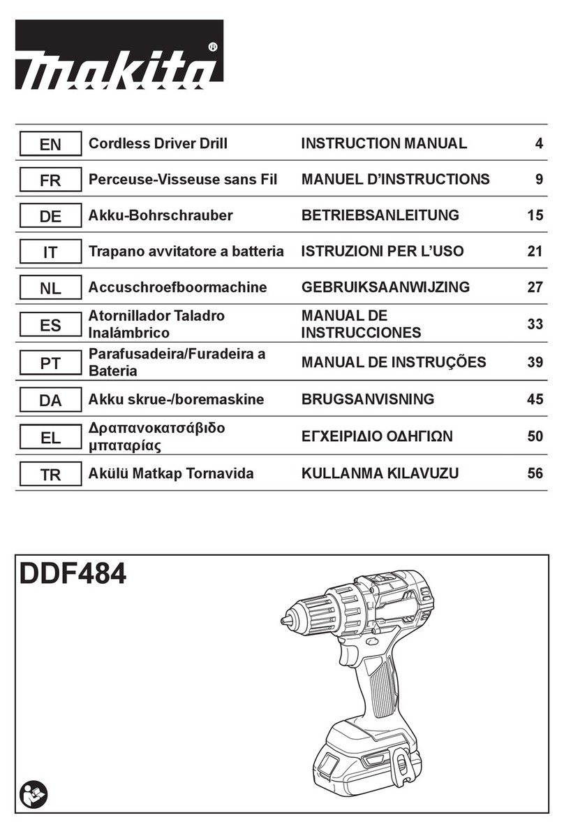 Makita DDF484 instruction manual