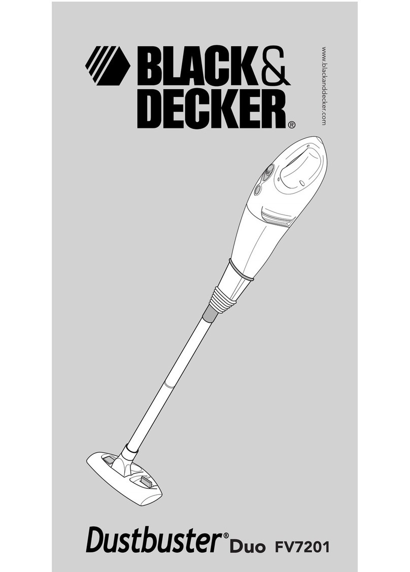 Black & Decker Dustbuster Duo FV7201K User manual