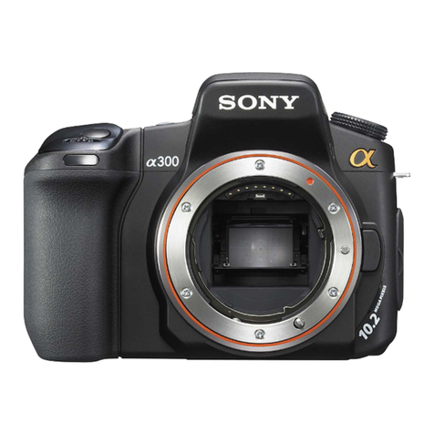Sony DSLR-A300 - alpha; Digital Single Lens Reflex Camera... Service manual