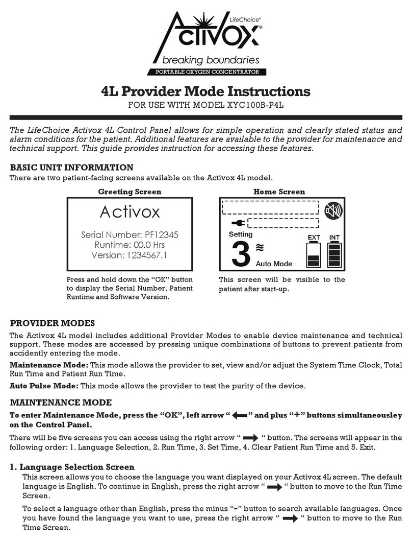 Activox 4L instructions