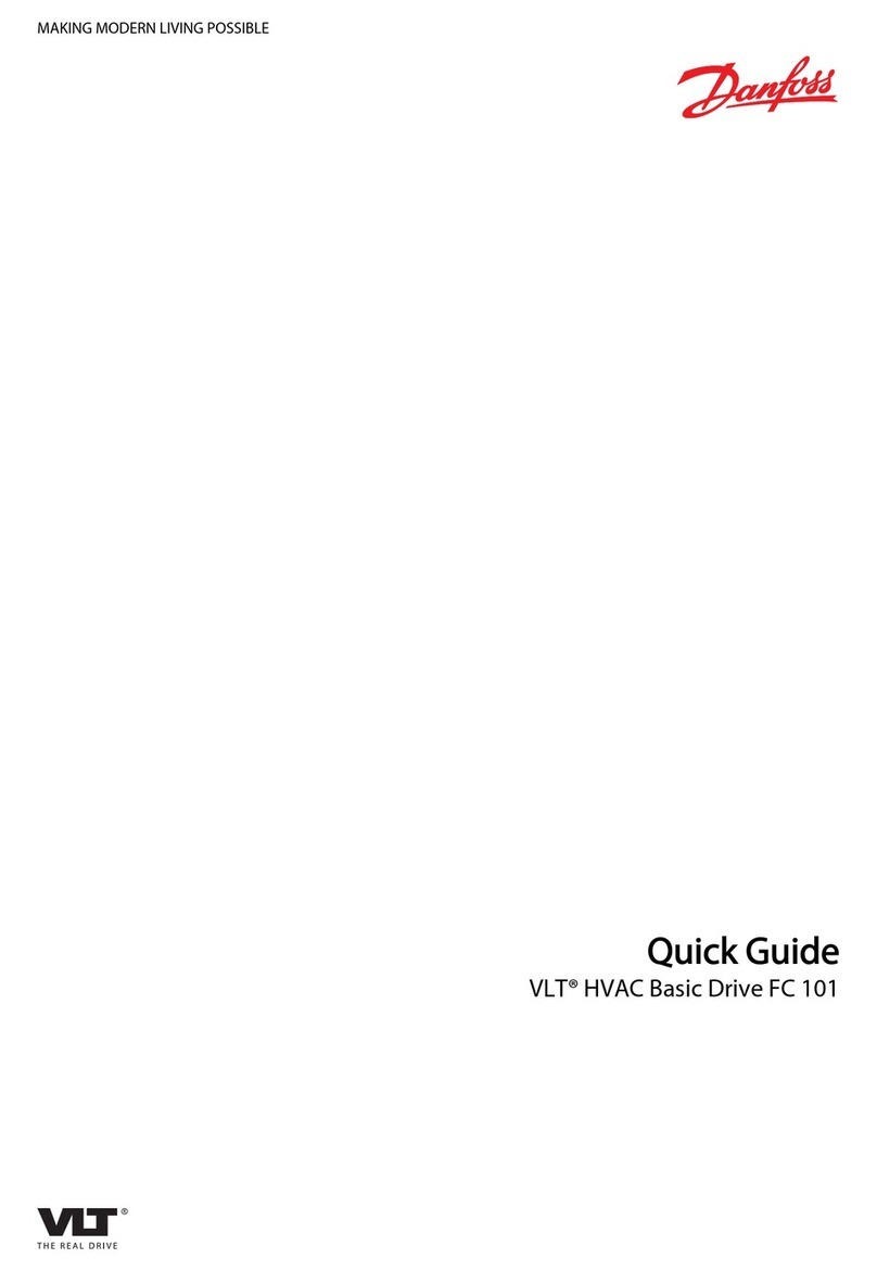 Danfoss VLT HVAC Basic Drive FC 10 User manual