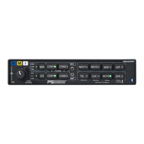 PS Engineering PMA8000BT Pilot's guide and operation manual