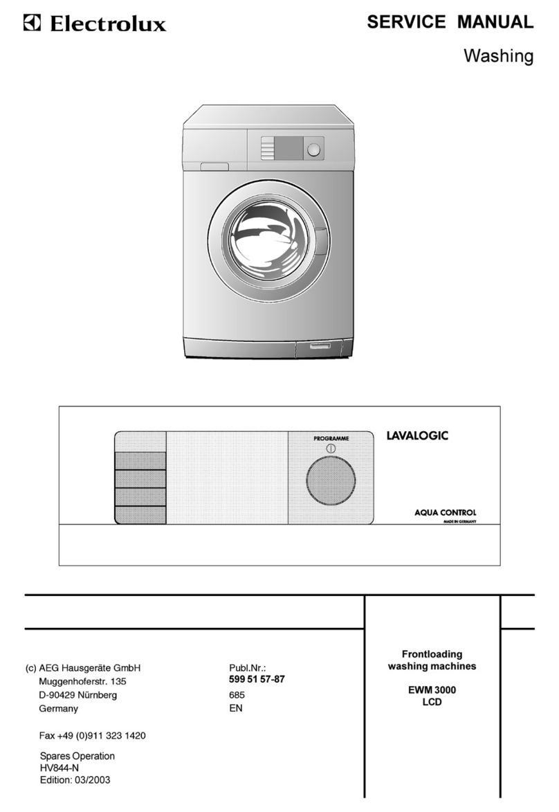 Electrolux LAVALOGIC EWM 3000 User manual