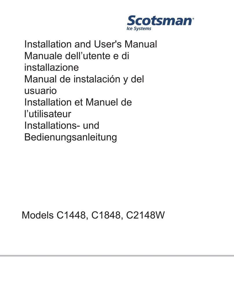 Scotsman Air and Water Cooled C1448 User manual