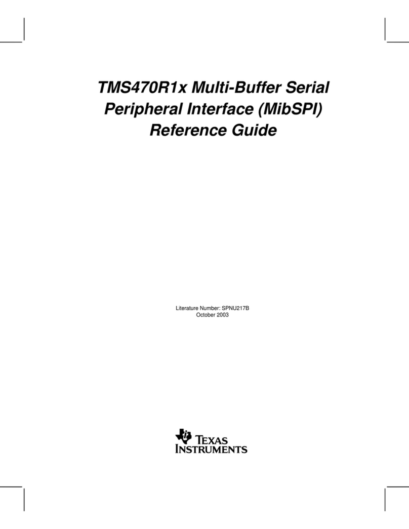 Texas Instruments TMS470R1x User manual