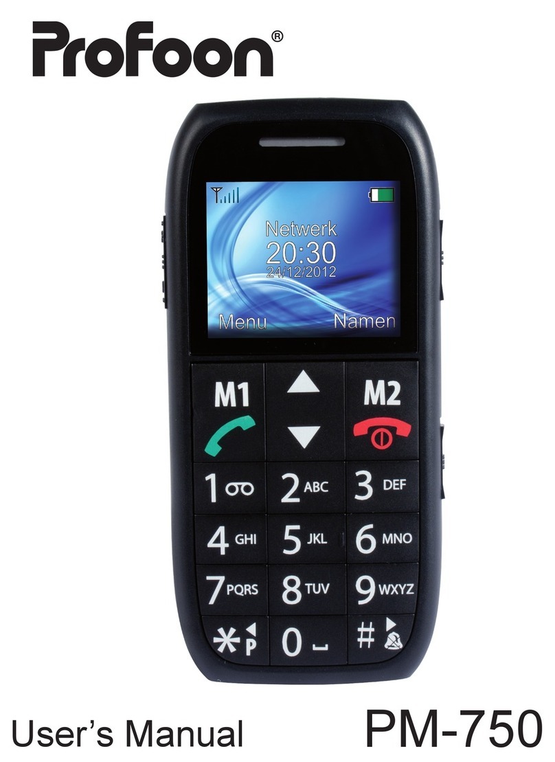 Profoon PM-750 User manual
