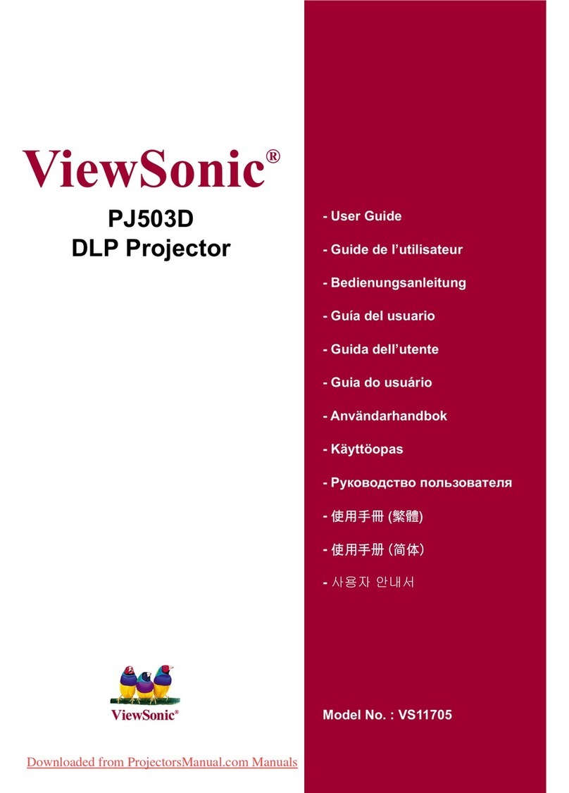 ViewSonic PJ503D - DLP Projector User manual