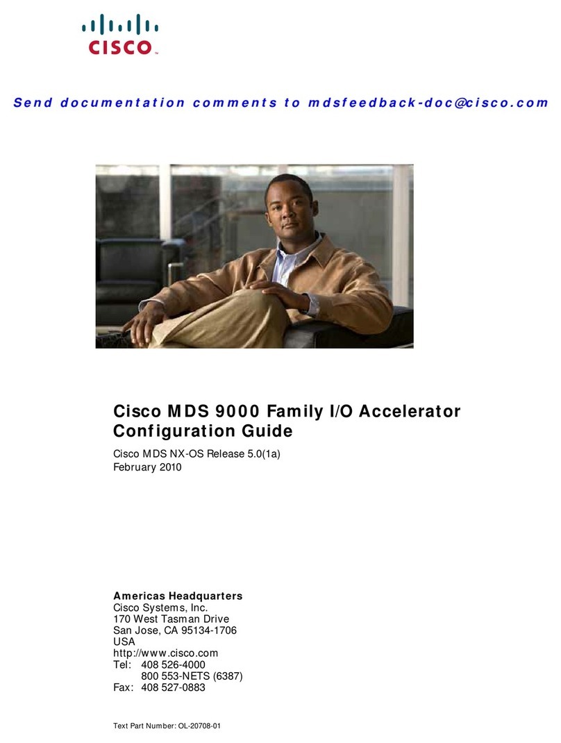 Cisco MDS 9000 Series User manual Cisco MDS 9000 Series User manual
