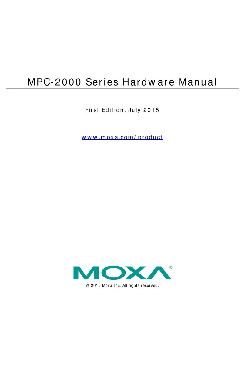 Moxa Technologies MPC-2000 Series Hardware manual