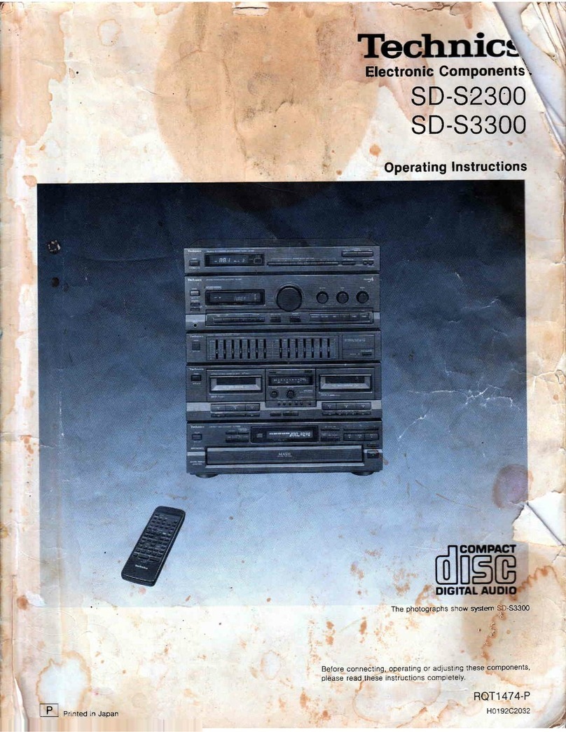 Technics SD-s2300 User manual