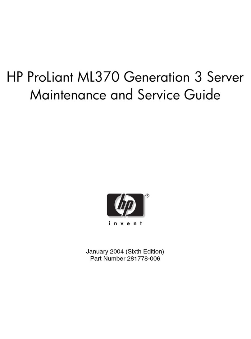 HP ML370 - ProLiant - G3 Manual