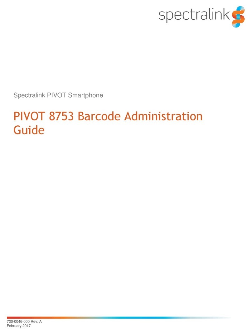 SpectraLink PIVOT 8753 Instruction Manual