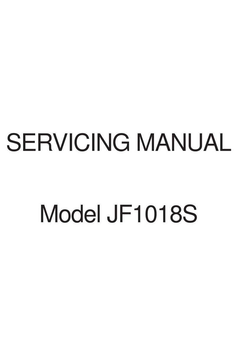 Janome JF1018S Servicing manual