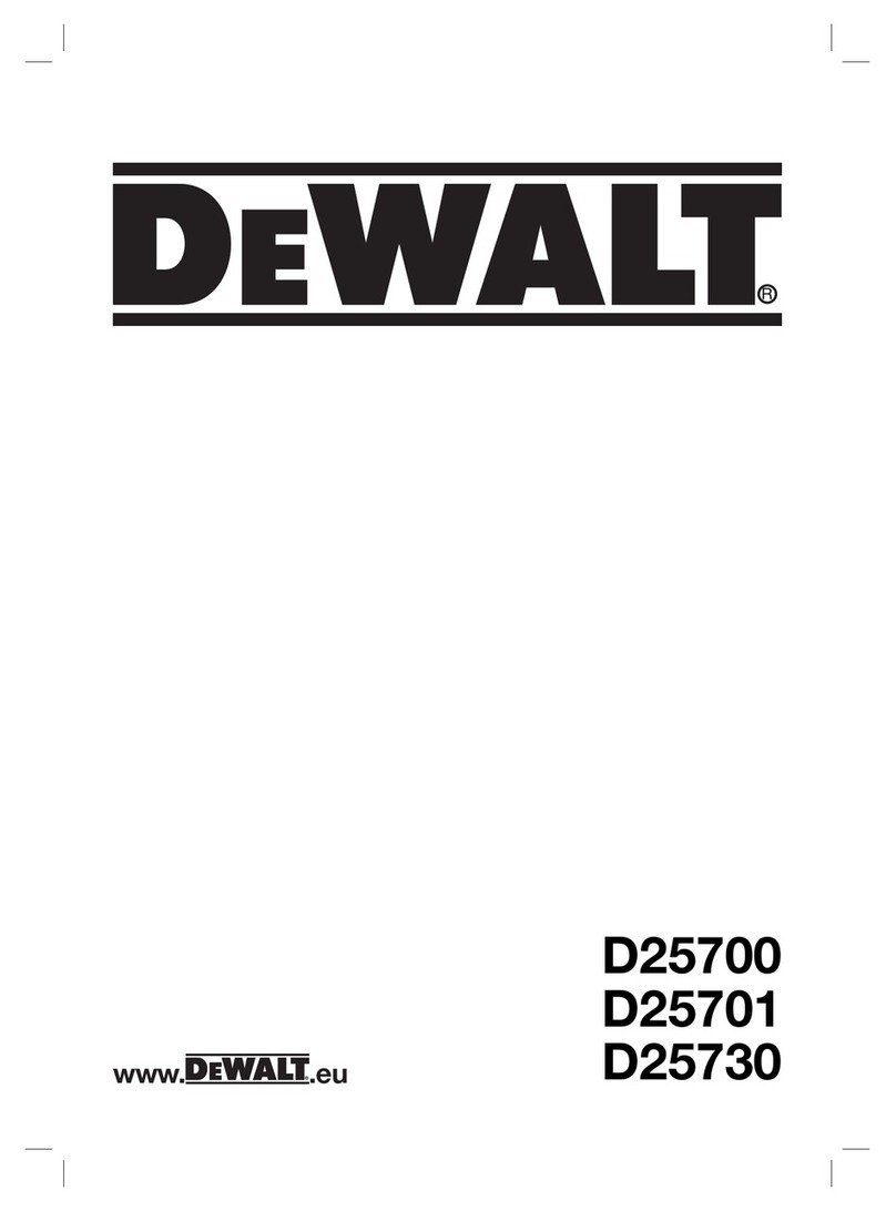 DeWalt D25700 User manual