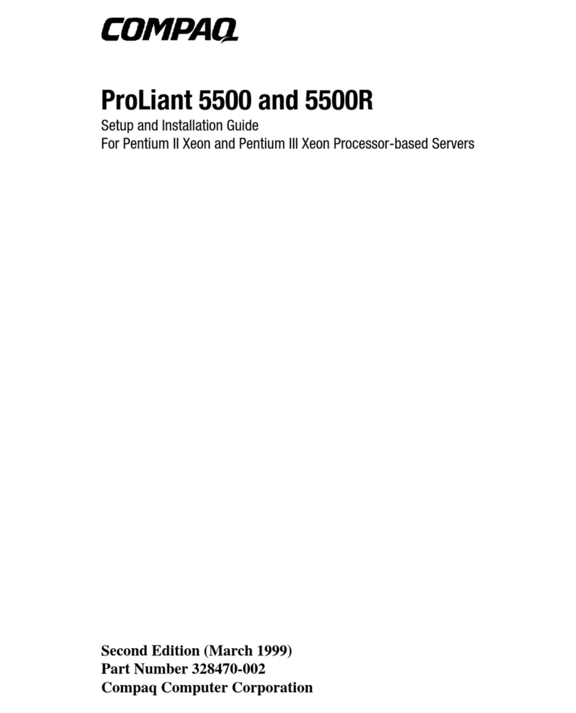Compaq ProLiant 5500 Operating and safety instructions