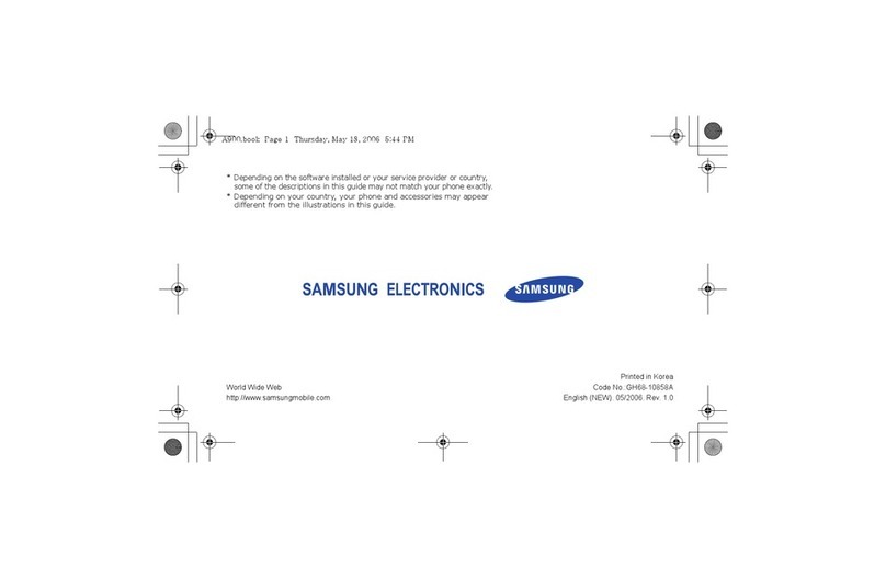 Samsung SPH-A900 User manual Samsung SPH-A900 User manual
