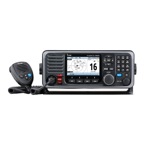 Icom iC-M605 instruction manual