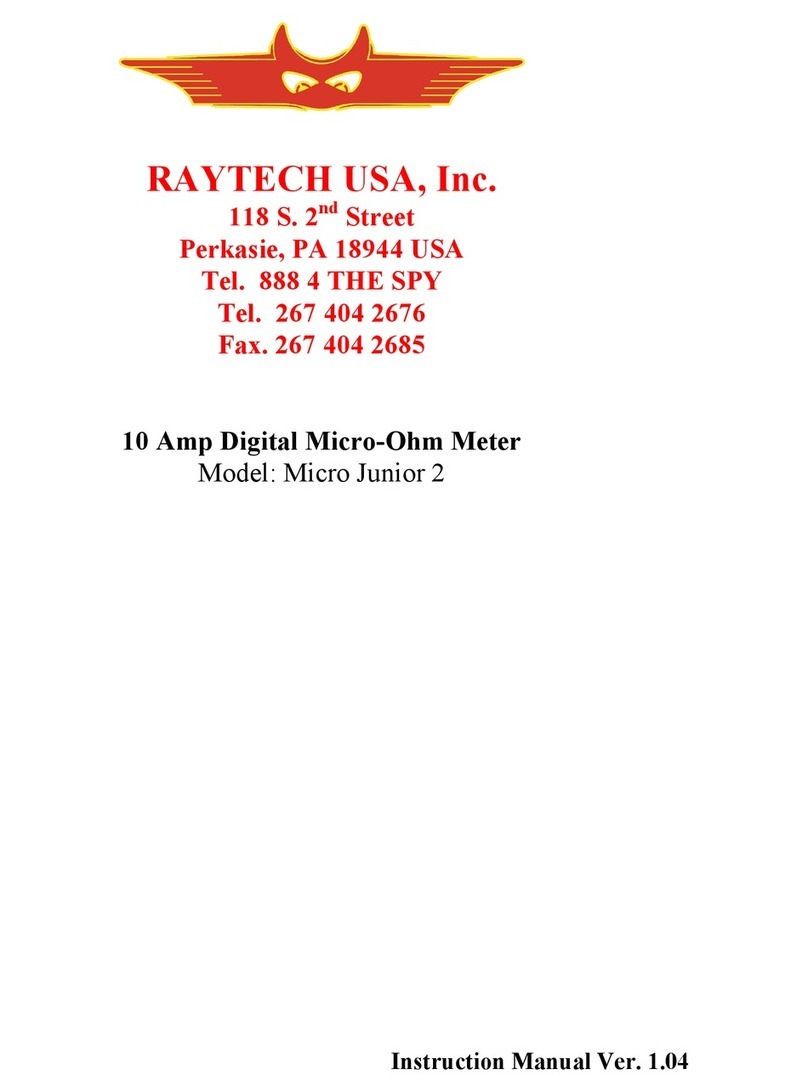 Raytech Micro Junior 2 instruction manual