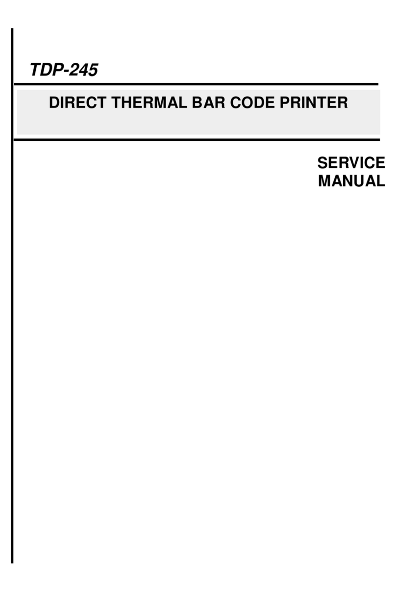 TSC TDP-245 Series User manual TSC TDP-245 Series User manual