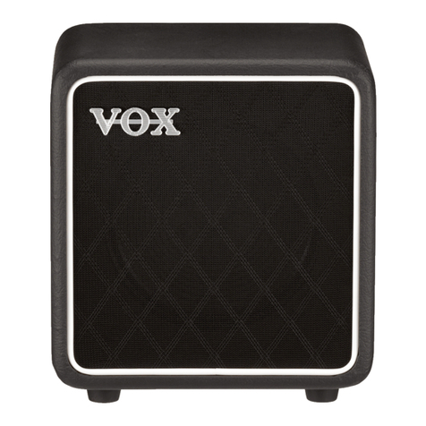 Vox BC108 owner's manual