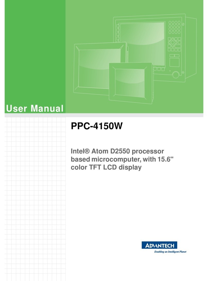 Advantech PPC-4150W User manual