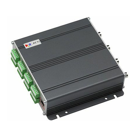 ACTi ACD-2200 Quick installation guide