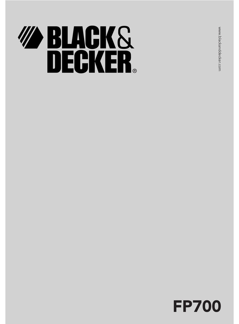 Black & Decker FP700 User manual