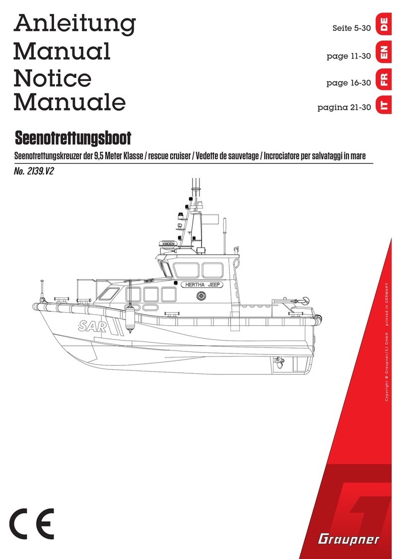 GRAUPNER Seenotrettungsboot User manual GRAUPNER Seenotrettungsboot User manual