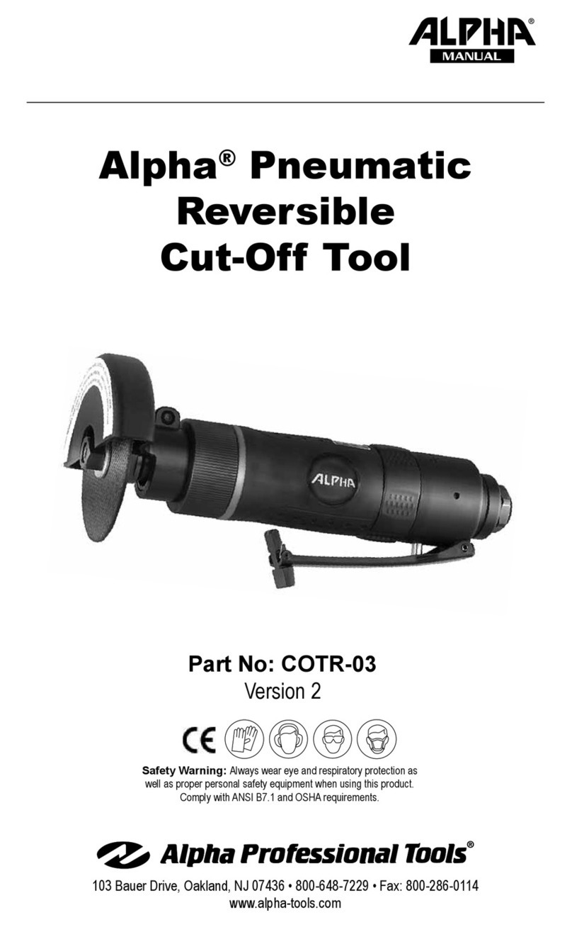 Alpha Professional Tools COTR-03 manual