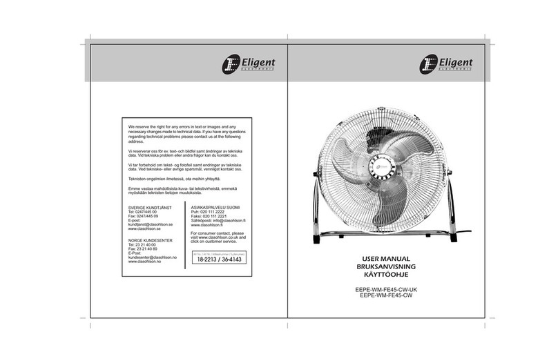 eligent EEPE-WM-FE45-CW-UK User manual