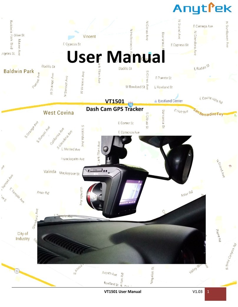 Anytrek VT1501 user manual