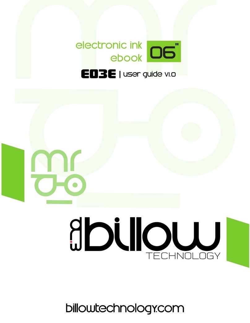 Billow E03E user guide