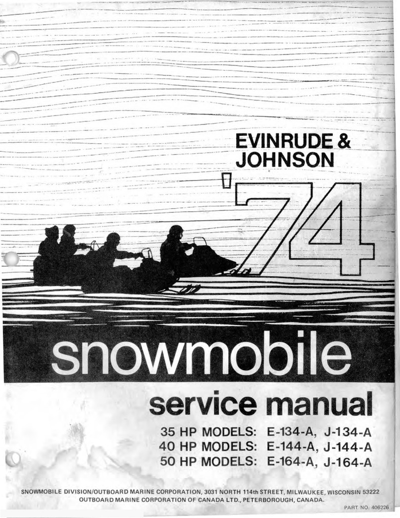 Evinrude & Johnson E-134-A Service manual