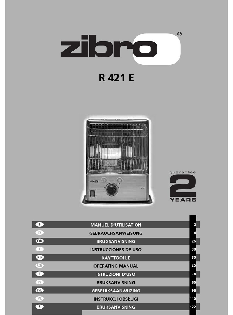 Zibro R 421 E operating manual