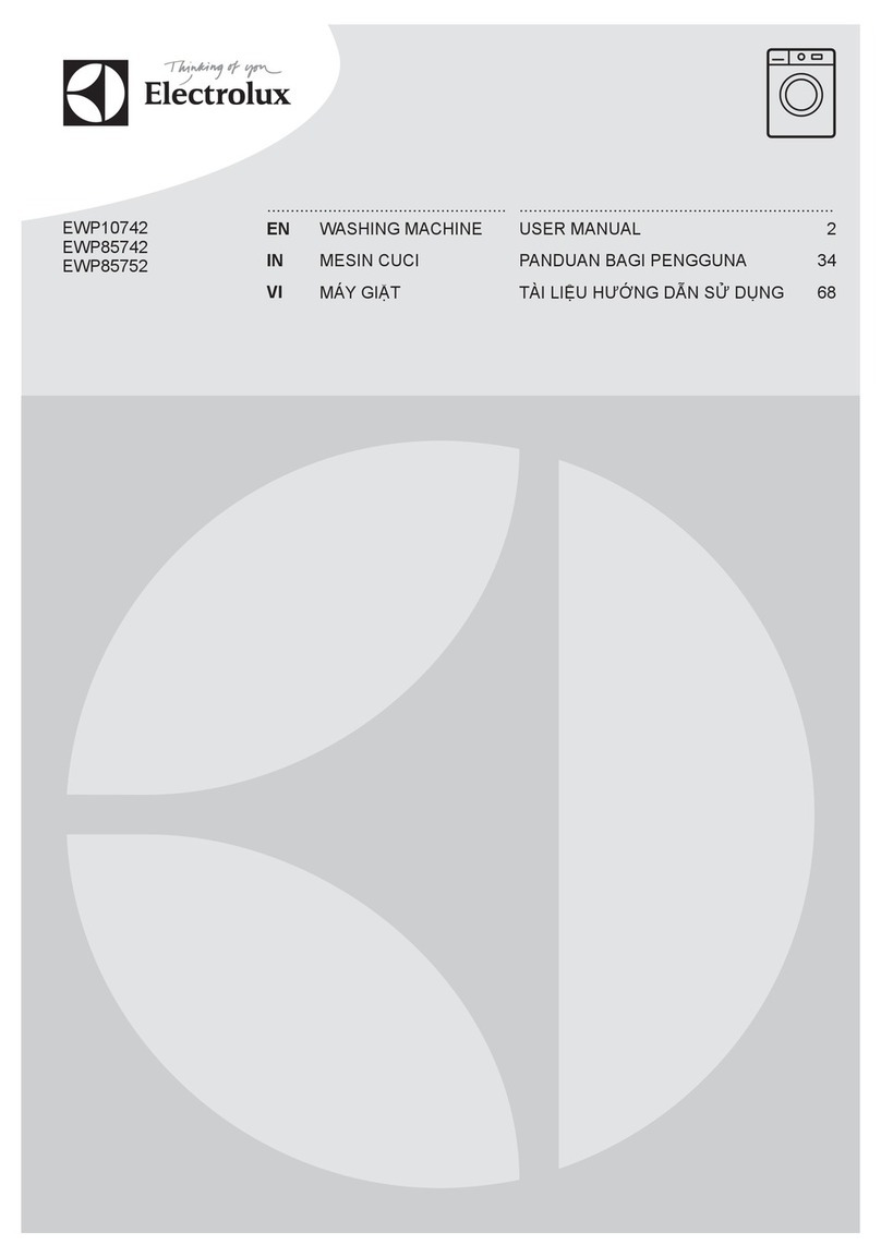 Electrolux EWP10742 User manual