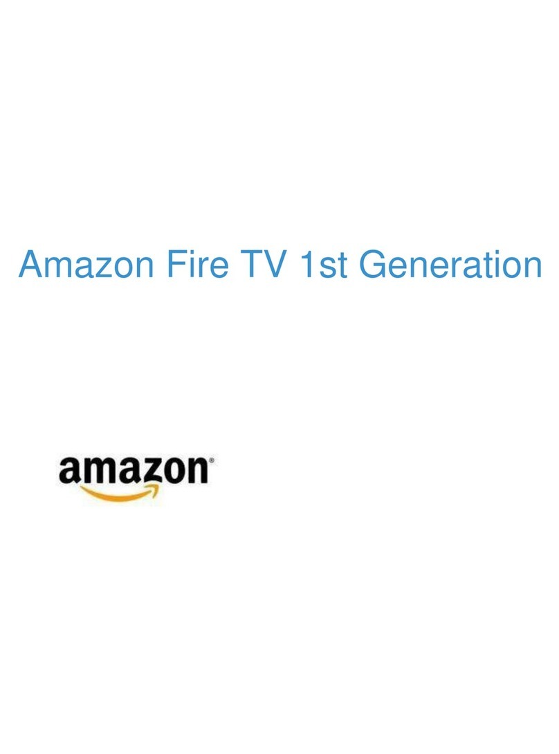 Amazon Fire TV 1st Generation User manual