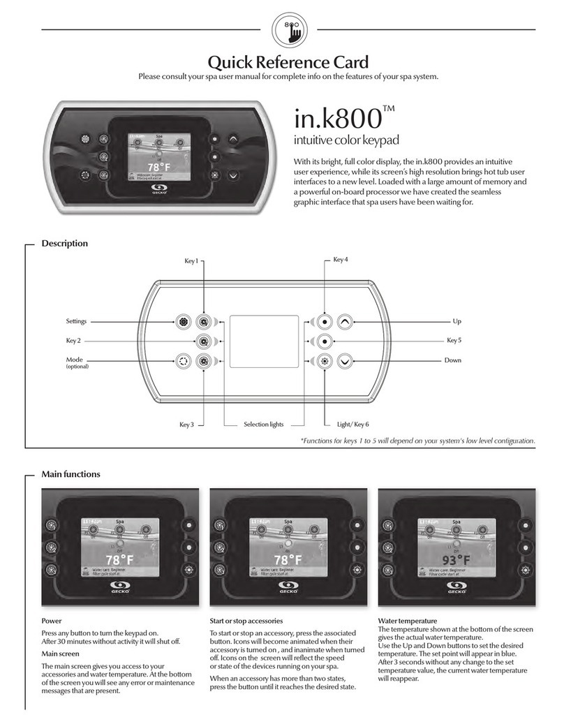 Gecko in.k800 Reference guide