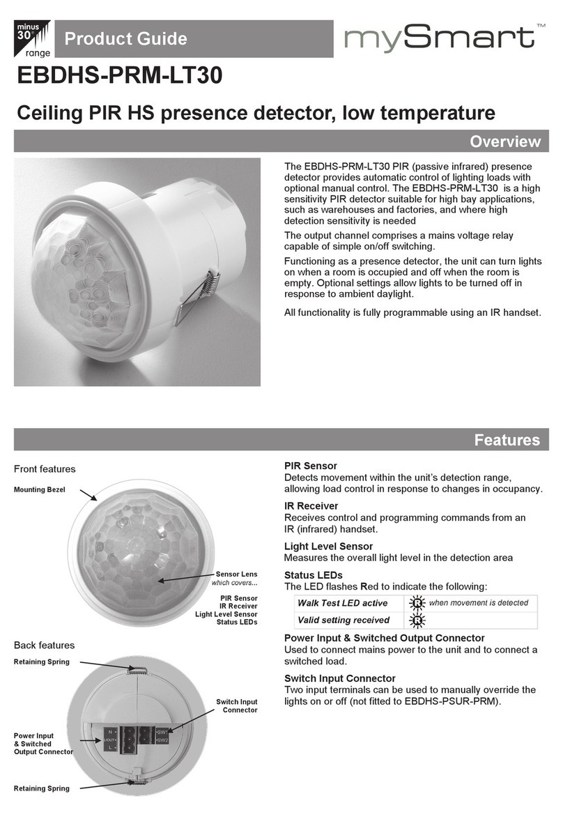 mySmart EBDHS-PRM-LT30 Product guide