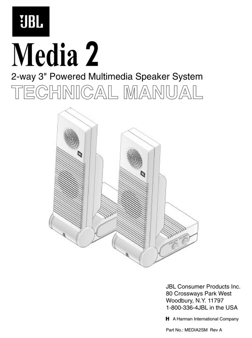 JBL Media 2 User manual