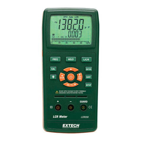 Extech Instruments lcr200 User manual Extech Instruments lcr200 User manual