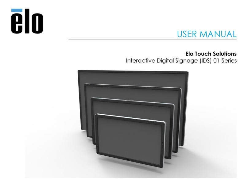 Elo Touch Solutions 01 series user manual