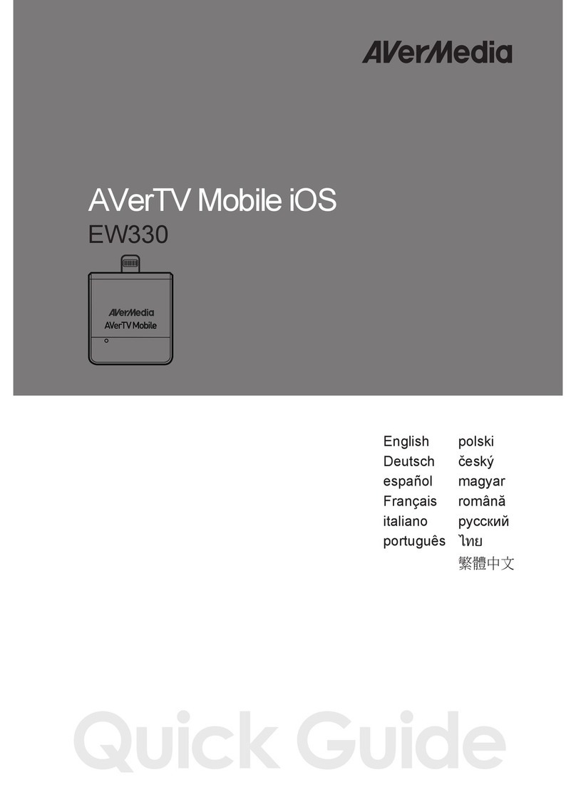 Avermedia AVerTV Mobile iOS EW330 User manual