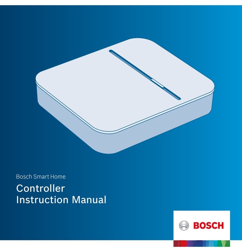 Bosch Home controller AA instruction manual